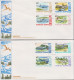 1980-1981. NORFOLK ISLAND. Airplanes Complete Set With 16 Stamps On 4 Different FDC. Beau... (MICHEL 239-254) - JF543137 - Isla Norfolk