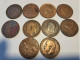 ROYAUME UNI  Lot De 10  Monnaies  FARTHING   (  50  ) E - Kiloware - Münzen