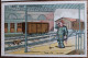 Delcampe - 6 CPA 1918 PELLOS Série La Crise Des Transports Train BD Dessins Rare - Pellos