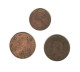 595/ France : Napoléon III : 5 Centimes 1854 K - 10 Centimes 1854 W - 10 Centimes 1856 B - 10 Centimes