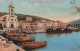 FRANCE - Port Vendres - Le Vieux Port Et L'église - Carte Postale Ancienne - Port Vendres
