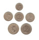 596/ Grande-Bretagne : 6 Pence 1948 - 1 Shilling 1947, 1960, 1960 - 2 Shillings 1948, 1954 - Sonstige & Ohne Zuordnung