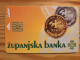 Phonecard Croatia - Zupanjska Bank, Money, Coin, Kuna - Croacia