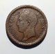 MONACO - UN DECIME 1838 C - Bronze TTB - Charles III.