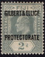 GILBERT & ELLICE ISLAND 1911 KEDVII 2d Grey SG3 MH - Isole Gilbert Ed Ellice (...-1979)