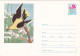 BIRD , UNUSED,  SHINY PAPER , 1964 , COVERS STATIONERY   ROMANIA - Ganzsachen