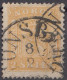 Norwegen Mi.Nr. 6 Freim. Wappen (2 Sk) Gestempelt - Usados