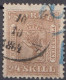 Norwegen Mi.Nr. 10 Freim. Wappen (24 Sk) Gestempelt - Usados
