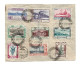 IRAN PERSIA - 1935 BOUCHIR REGISTERED COVER TO ENGLAND - RARE FULL SET NOT COVER REAL CIRCULATION REDIRECTED RETURNED - Iran