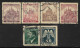 1939-1943 BOHEMIA & MORAVIA Set Of 6 USED STAMPS (Michel # 27,28,41,69b,92,Official 14) - Usados