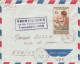 POLYNESIE - 1958 - ENVELOPPE FDC POSTE AERIENNE N°1 ! Par AVION De PAPEETE => FREJUS - Cartas & Documentos