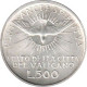 VATICANO   500 LIRE ARGENTO ANNO 1963 SEDE VACANTE FDC-BU - Vatican