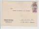 SARRE PAIRE  N° 237  Obl. COMMERCIALE S/lettre Voyagée 18-12-1948 - Storia Postale