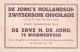 3712	7	Kasteel Helmond Met Reclame: De Jong’s Hollandsche Zwitsersche  Chocolade….(zie Achterkant)(minuscule Vouwen In D - Helmond