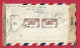 !!! MARTINIQUE, LETTRE PAR AVION DE FORT-DE-FRANCE POUR LA RÉPUBLIQUE DOMINICAINE DE 1945 AVEC TRIPLE CENSURE AU VERSO - Luftpost