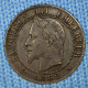 France • 1 Centime 1862 BB • Grand BB • Strasbourg • [24-234] - 1 Centime