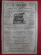 PUB 1884 - Drague Gabert, Construction Fer Schmiedt, Machine à Déclic Thiollier 69 Lyon, Construction Pinette 71 Chalons - Publicités