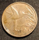 TRINIDAD AND TOBAGO - 1 CENT 1999 - Oiseau Colibri - KM 29 - Trinité-et-Tobago - Trinidad Y Tobago