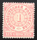 Norddeutscher Postbezirk 1869, Mi 16 MH(ungebraucht) - Nuevos
