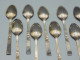 Delcampe - - BOITE COFFRET 12 PETITES CUILLERES METAL Argenté COMMUNITY Collection      E - Silverware