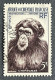 FRAWA0051U - Nature Conservation - Apes - 5 F Used Stamp - AOF - 1955 - Oblitérés