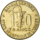 Monnaie, Communauté économique Des États De L'Afrique De L'Ouest, 10 Francs - Côte-d'Ivoire