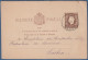Bilhete Postal Para Portugal E Hespanha - Lisboa> Lisboa -|- D. Luís - 1884 - Storia Postale