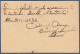 Bilhete Postal Dez Réis - Abrantes > Lisboa -|- D.Carlos, 1908 - Cartas & Documentos