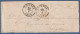 Carta, 1869 - Coimbra > Lisboa -|- D. Luis - Carimbo Barras Oval 77, Coimbra - Lettres & Documents