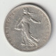 Semeuse 1 Franc Argent 1909 - Silver - - 1 Franc