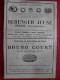 PUB 1884 - Parfums & Matière Première Pour Parfumerie Henri Faye, Berenger, Bruno Court 06 Grasse - Publicités