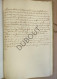 Hombeek / Mechelen - Manuscript Cijnsboek Familie De Meester-Geelhand (S355) - Manuscrits