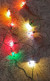 Guirlande électriques De Sapin De Noël Multicolore, Vintage Année 50/60, Non Clignotante, Marque VARTA, 8 Lampes - Décoration De Noël