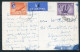 1960 Japan Yokohama Customs House Postcard, Singapore Airport Airmail - Ipswich England  - Singapore (...-1959)