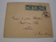 O4111 France Enveloppe Avec N°75 SAGE 5c Bande Verticale De 3  Poitiers Pour Niort 7 Janv 1898 - 1898-1900 Sage (Tipo III)