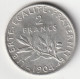 Semeuse 2 Franc Argent 1904 - Silver - - 2 Francs