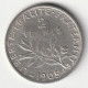 Semeuse 2 Franc Argent 1905 - Silver - - 2 Francs