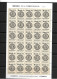 Brasil (Brazil) - 1993 - FULL SHEET: Stamps On Stamps (Bulls Eye) - Yv 2116/18 - Francobolli Su Francobolli