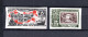 Russia 1946 Old IMPERVED 100 Years Stamps (Michel 1071/72 B) MLH - Nuovi