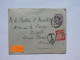 O14 Angleterre Enveloppe One Penny Hawkhurst + T 15 Pour France Taxe 30 Verso Cachet Lauchton + Niort 1901 - Briefe U. Dokumente