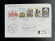 LUXEMBURG 1963 REGISTERED LETTER LUXEMBOURG MELUSINA EXHIBITION TO HANAU 13-04-1963 - Covers & Documents