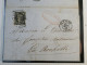 DK4 FRANCE BELLE LETTRE AMBULANT 19 2 1849  LE HAVRE A LA ROCHELLE +N°3   +DOUBLE OB. GRILLE +DISPERSION DE COLLECTION+ - 1849-1850 Cérès