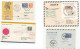 Collection First FLIGHT  To/from JAPAN Covers 1950s-1990s Aviation Stamps Cover - Colecciones & Series