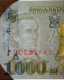 ROMANIA - 1.000 Lei - 1998 - Pick 106 - Unc. - Série 0012A - Wmk: Large, Sloping BNR - 1000 - Roemenië