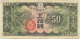 INDOCHINE FRANCAISE - 50 SEN OCCUPATION JAPONAISE 1940 - Indochine