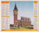 Almanach Des P.T.T.  1978 - Chaumière Normande (eure) - Hôtel De Ville De Calais (nord) - Formato Grande : 1971-80