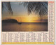 Almanach Des P.T.T.  1977 - Plage Du Vieux Bourg, Cap Fréhel - Martinique, Soleil Couchant à Fort De France - Tamaño Grande : 1971-80