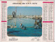 Almanach Des P.T.T  1973 - Pêcheurs Aux Sables Dolonne -  Pêche En Automne - Big : 1971-80