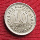 Malaya And British Borneo 10 Cents 1961 H W ºº - Malaysie