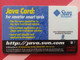 JAVA CARD SUN Microsystems TEST CARD Smart Demo (BA0415 - Herkunft Unbekannt